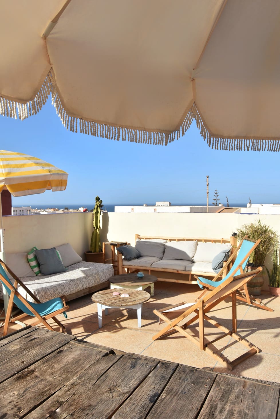 Rooftop of Endless Surf Mirleft